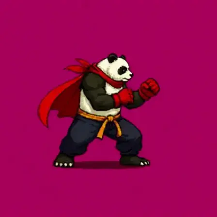 Hadouken — AI-generated game sprite animation example