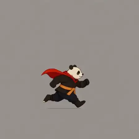 Running Looping — AI-generated game sprite animation example