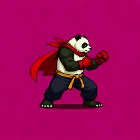 Run — AI-generated game sprite animation example