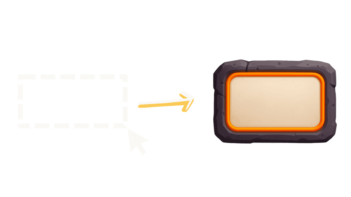 Game UI Size Control Example 2
