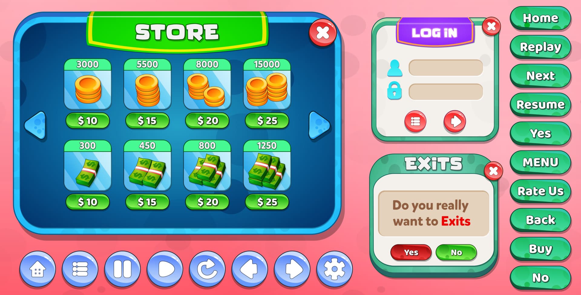 Game UI Generator Showcase 3